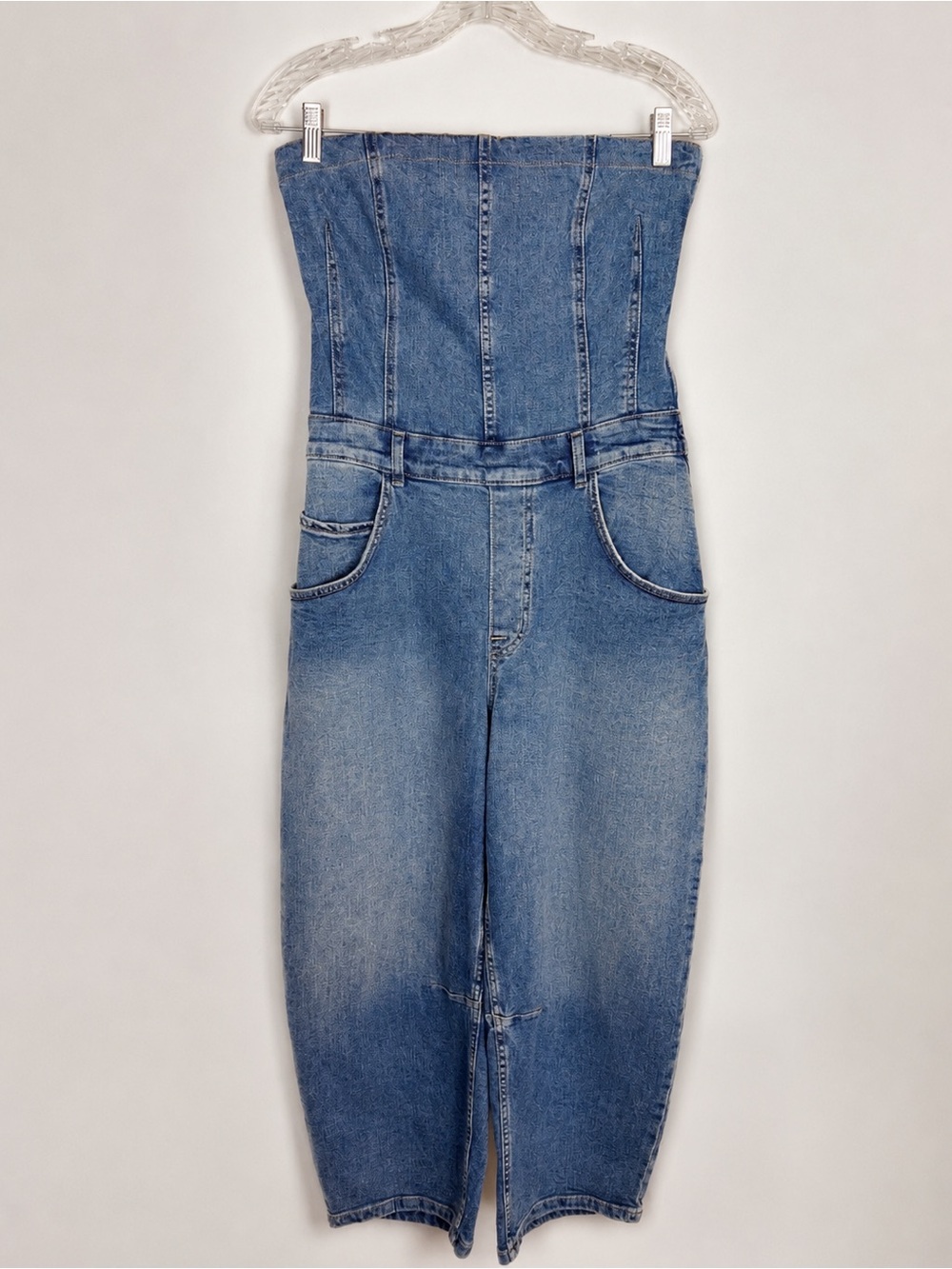 We the Free Je Suis Pret Barrel Corest Jumpsuit Boho Festival Size M - Picture 8 of 16